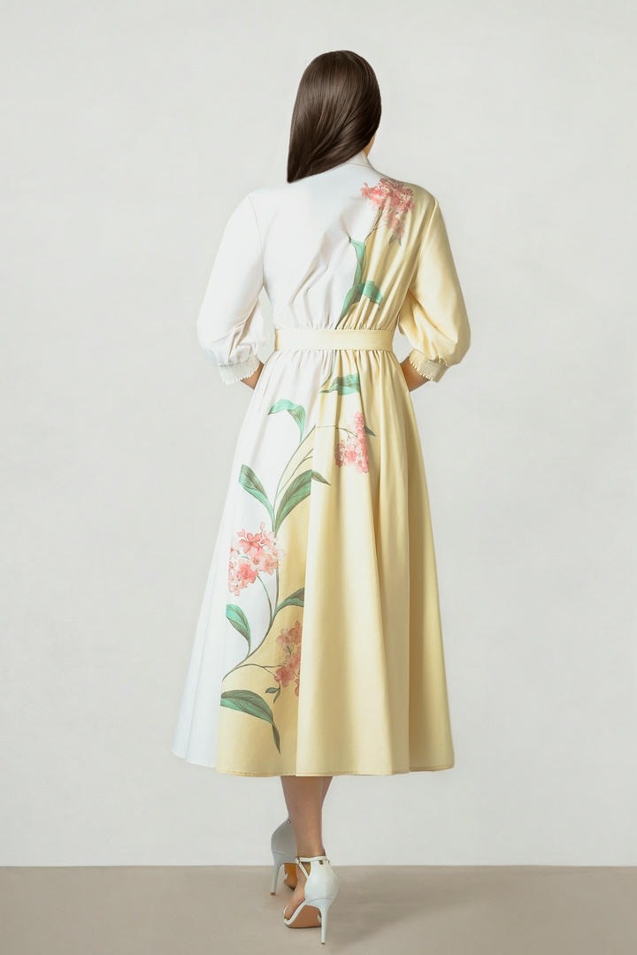 Printed Shirt Dress