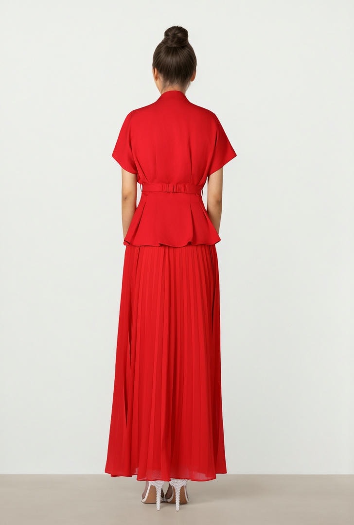Pleated Flow Dress
