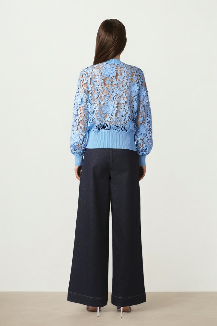 Blue Lace Cardigan