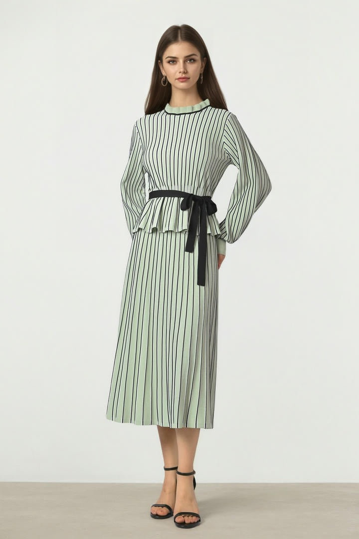 Striped Knit Pullover