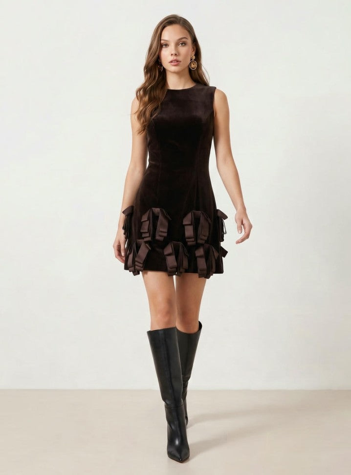 DRESS WITH EMBELISHEMENT