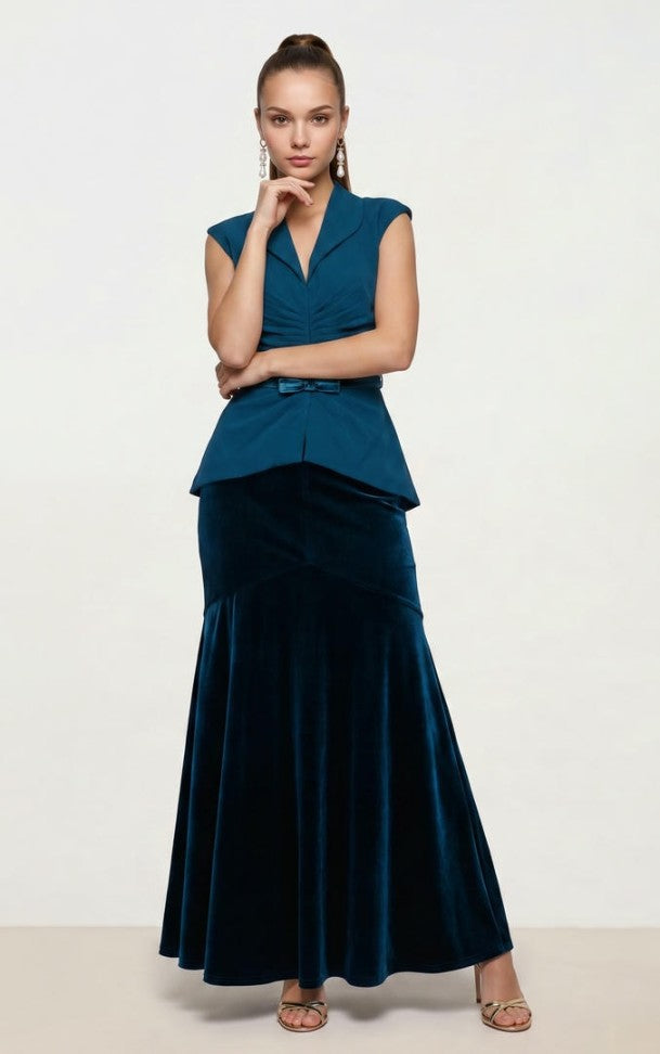 MAXI VELVET SKIRT