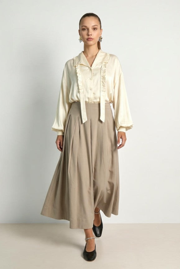 FOLD DETAIL SKIRT