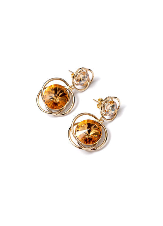 EARRING BROWN