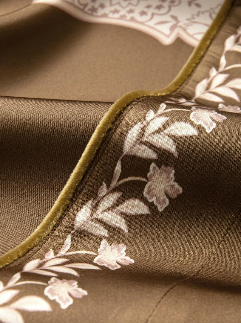Printed Satin Dress