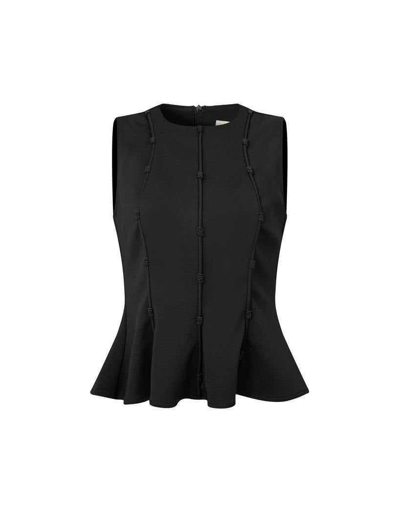 Rounded Neck Top