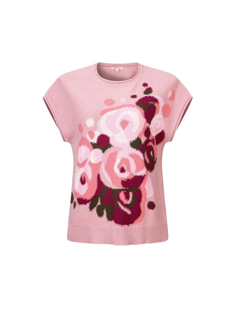 Floral Design Sweater