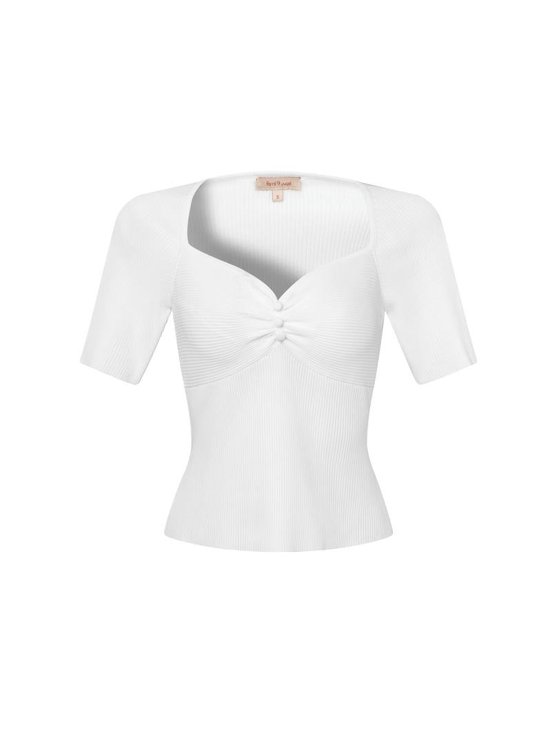 Heartline Buttoned Top