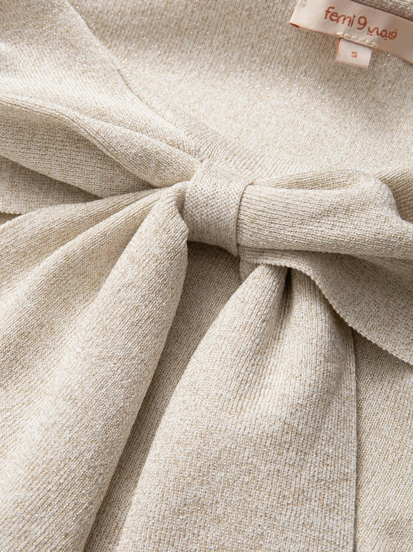 Bow Bardot Pullover