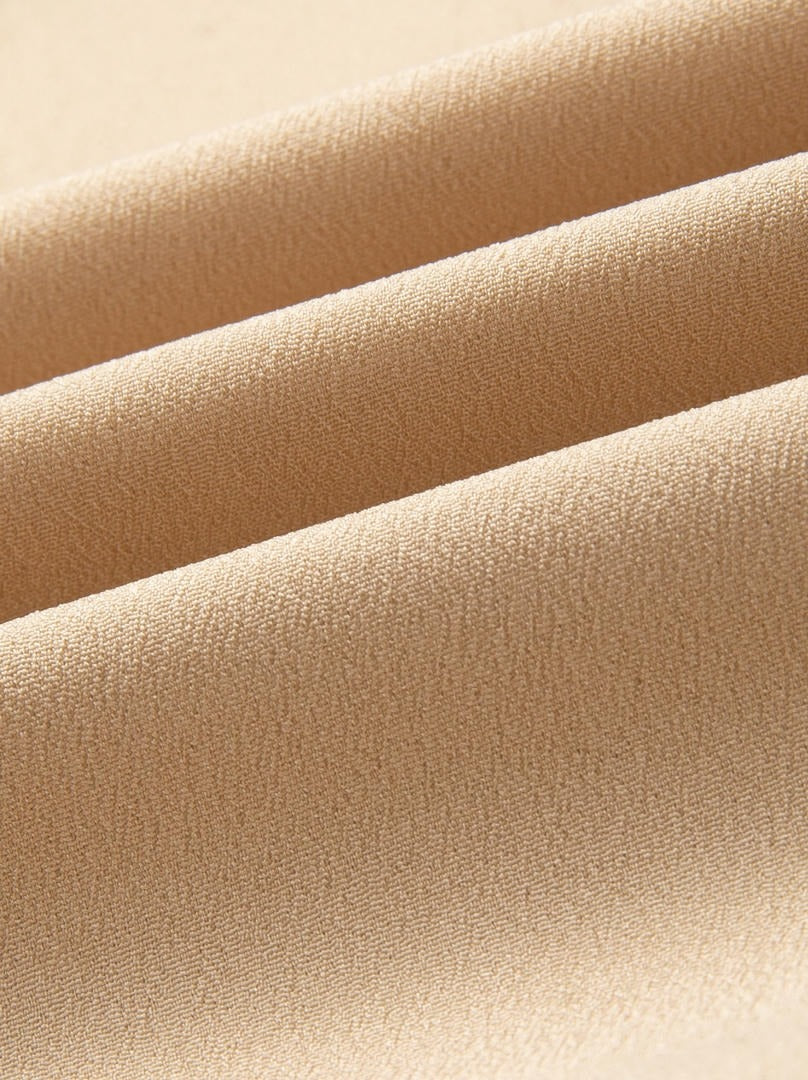 Beige Smocked Skirt