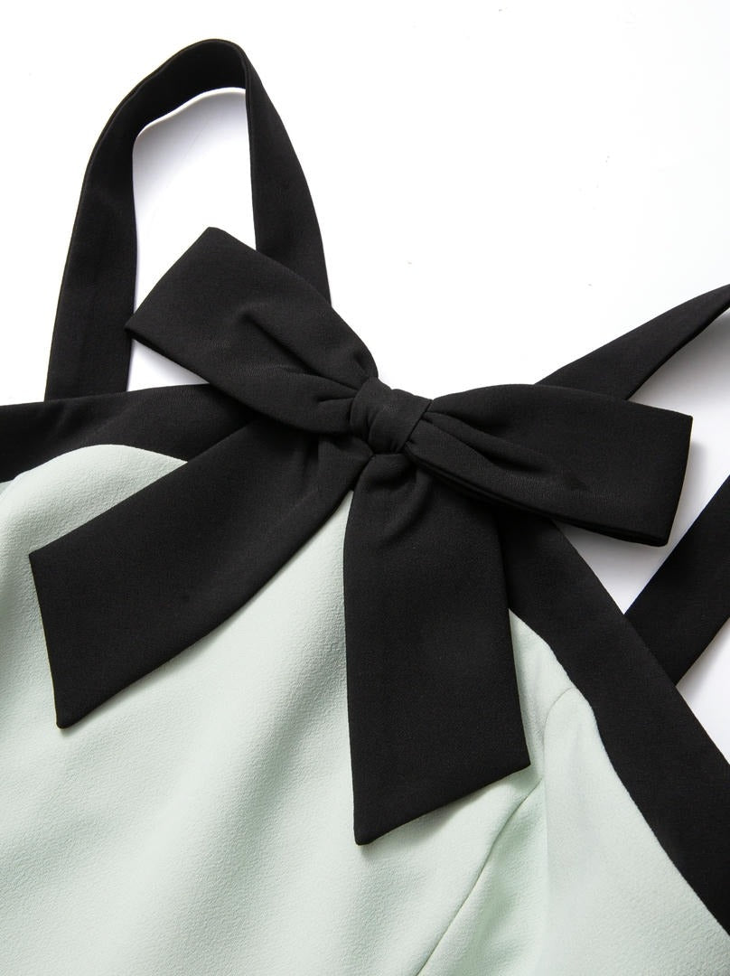 Bow Collar Dress