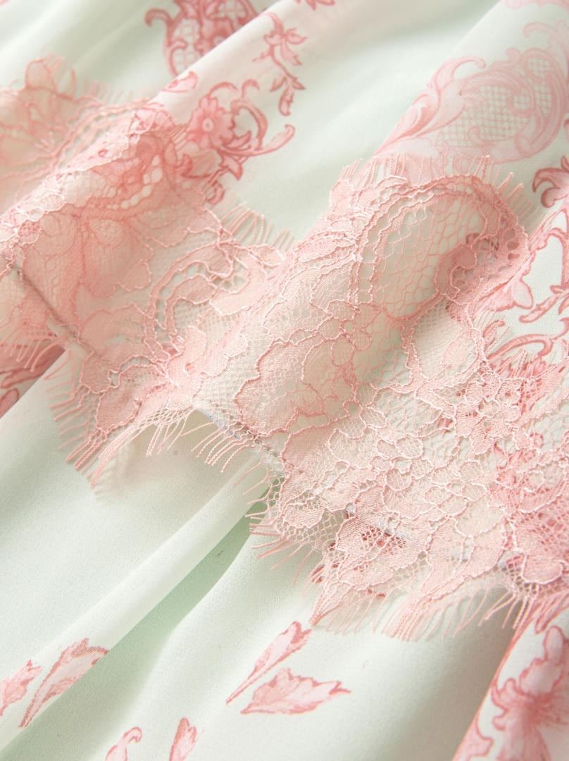 Ruffle Print Dress