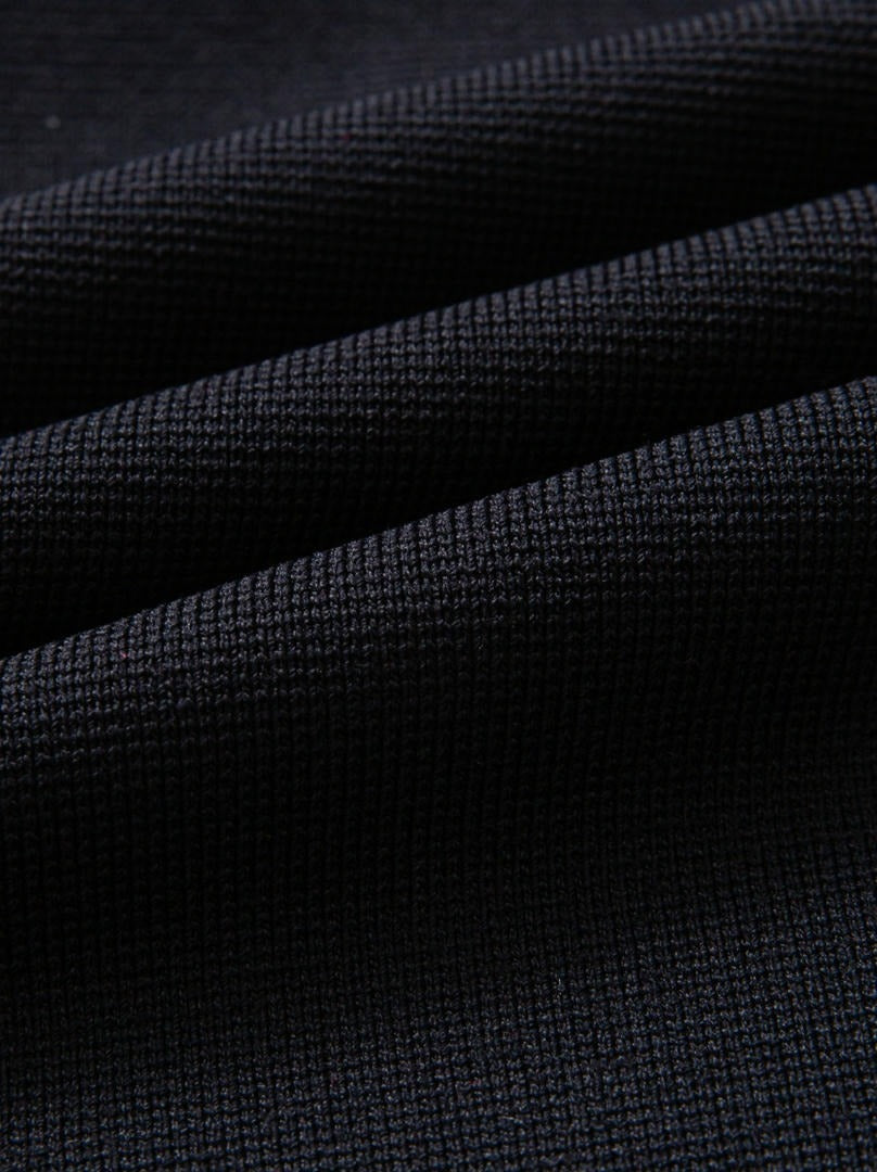 FOLDED NECK KNITTED TOP
