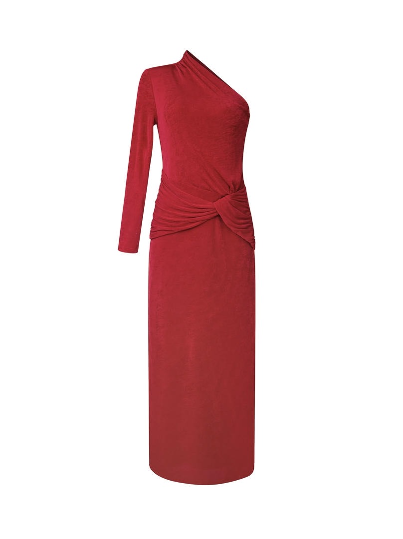 Red Jersey Dress