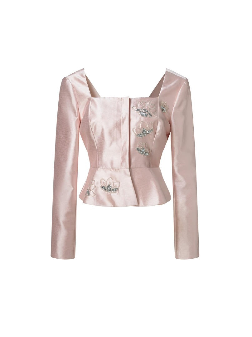 beaded embellishments jacket