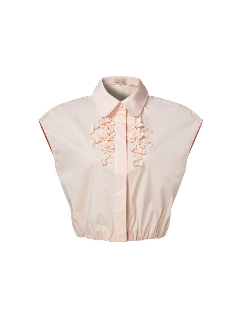 Floral classic shirt top