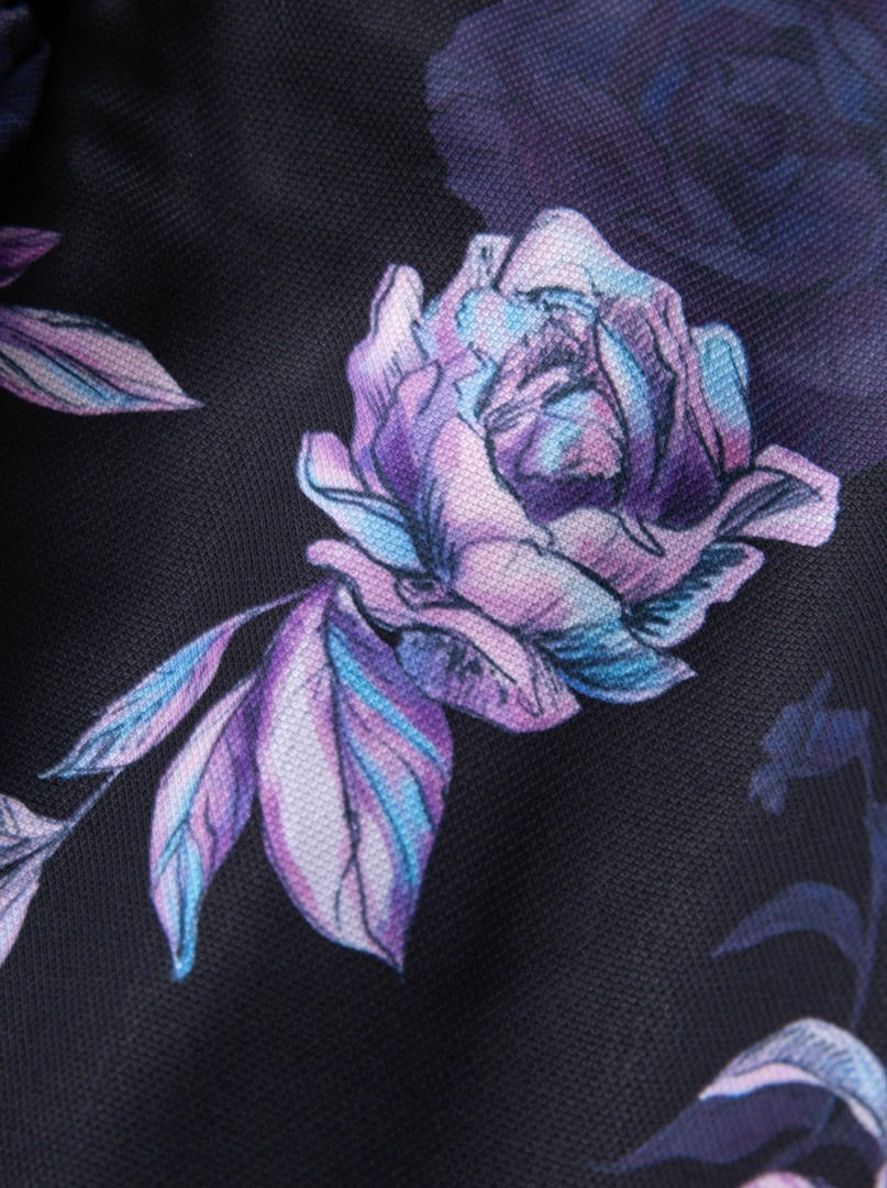 FLORAL PRINT MIDI DRESS