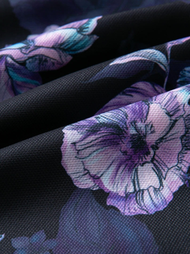FLORAL PRINT MIDI DRESS