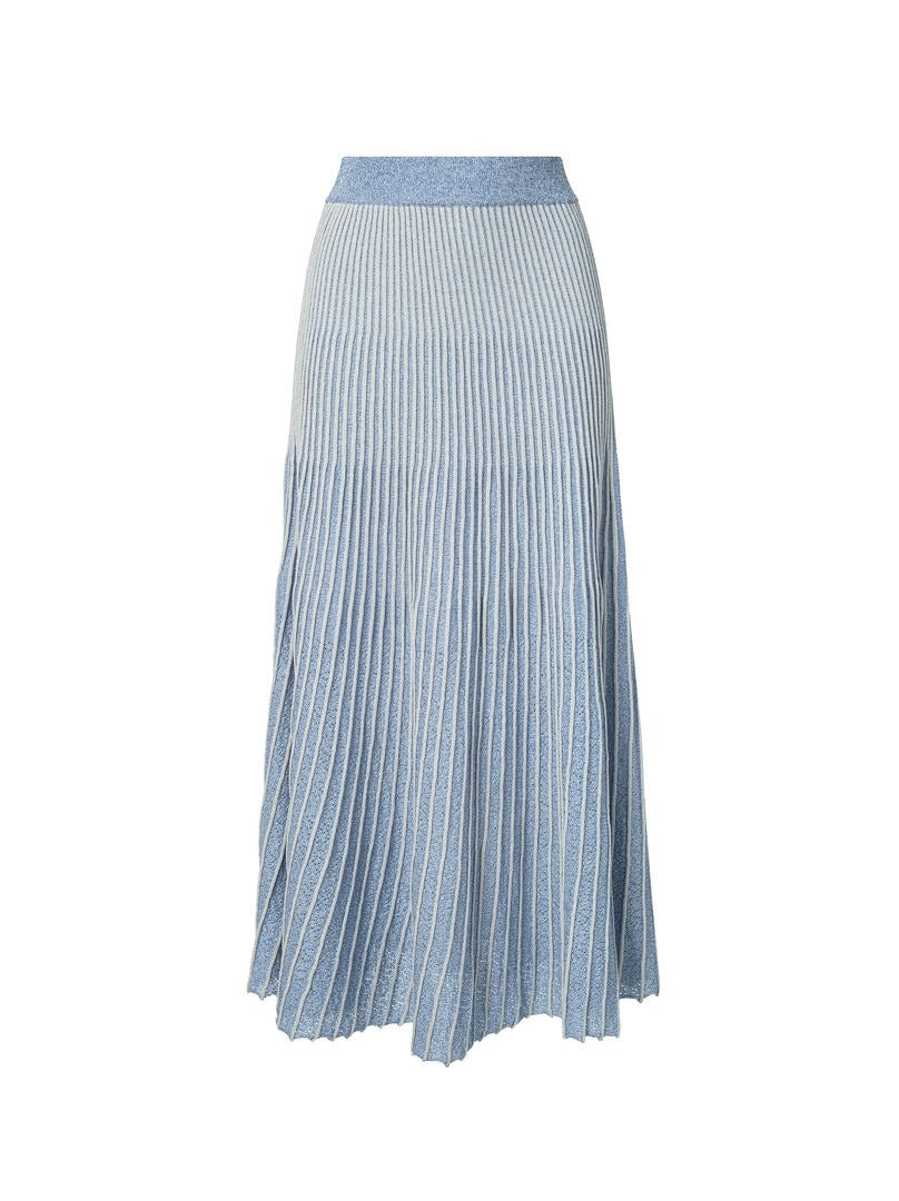 A-line pleated skirt