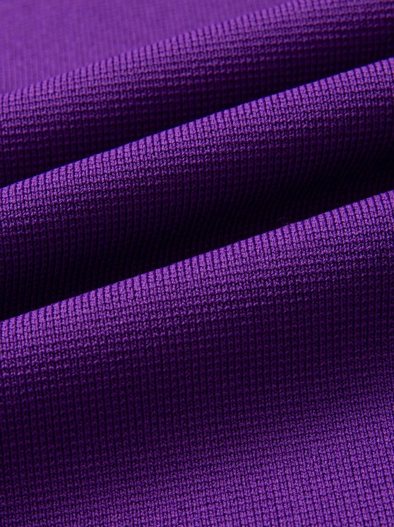 PURPLE KNITTED MAXI DRESS