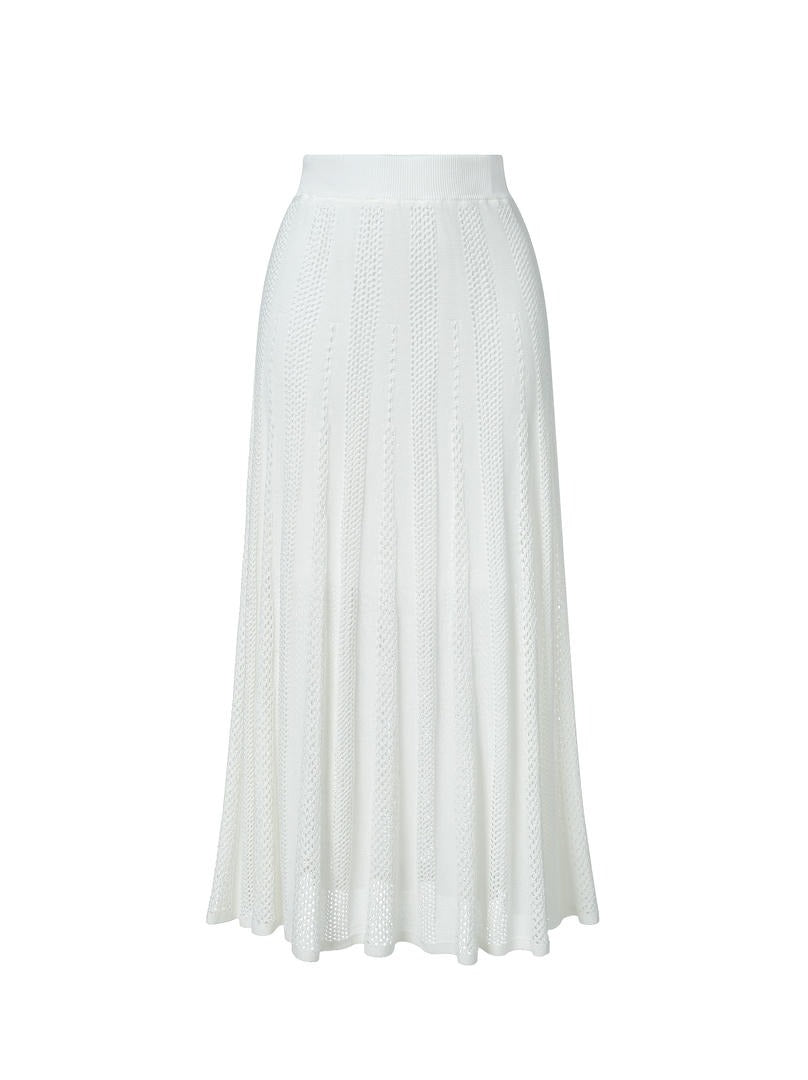 Strips Knitted Skirt