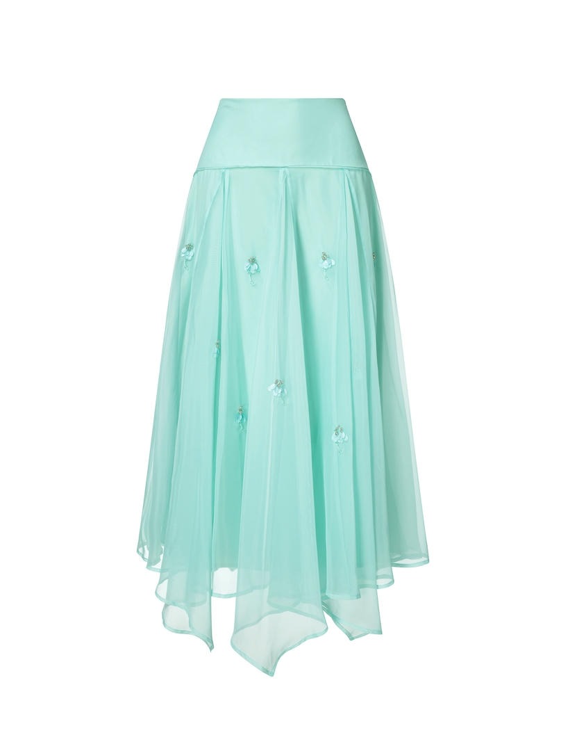 Green Midi Skirt