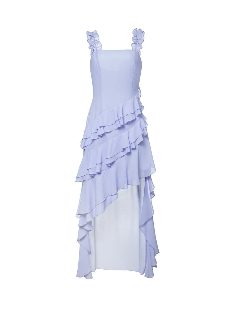 Lavender ruffled Dress