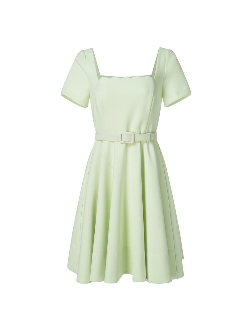 Mint Belted Dress