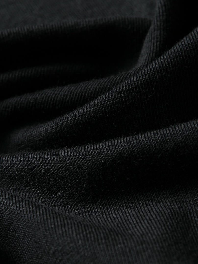 Black soft tank top
