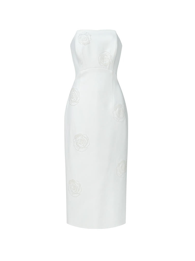Column crepe dress