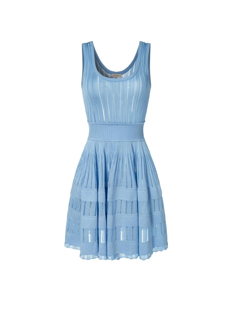 A-line knit dress