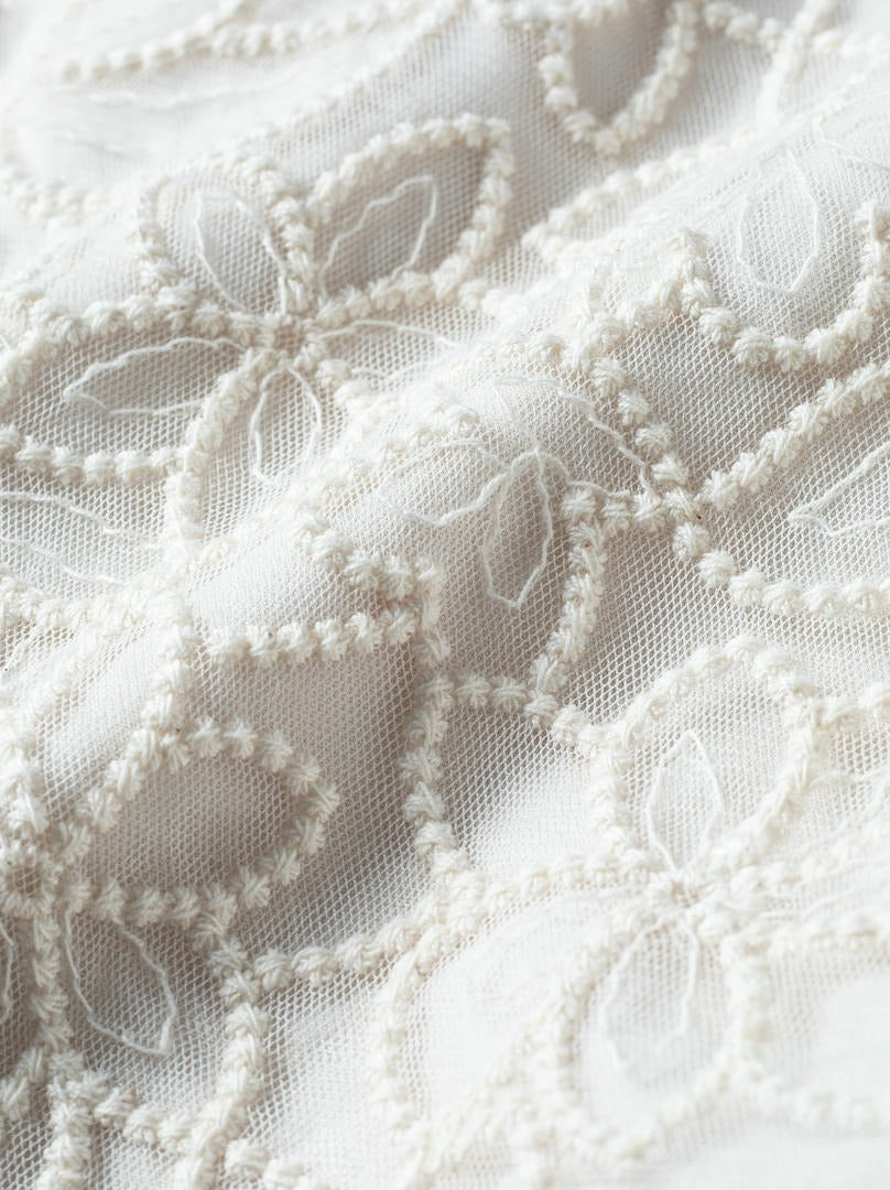 Floral pattern lace top