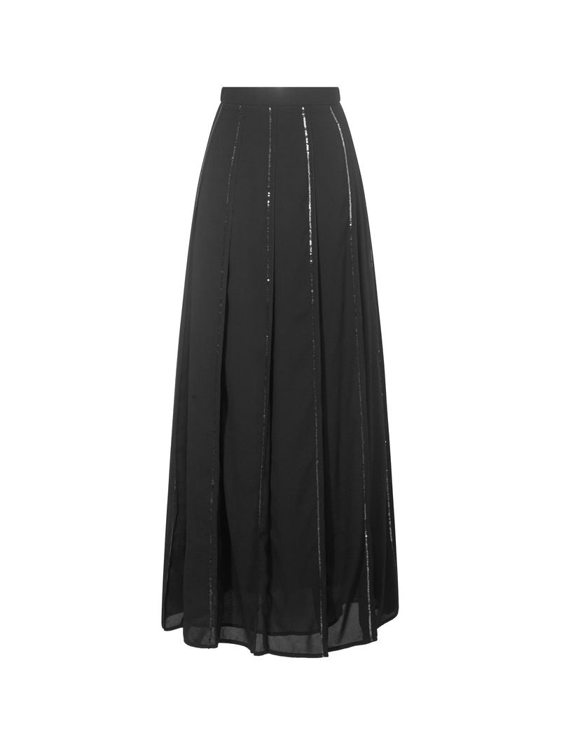 Embellished maxi skirt