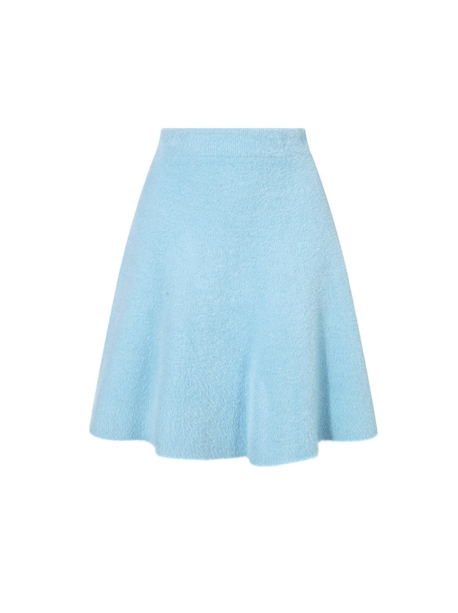 Mini knit skirt