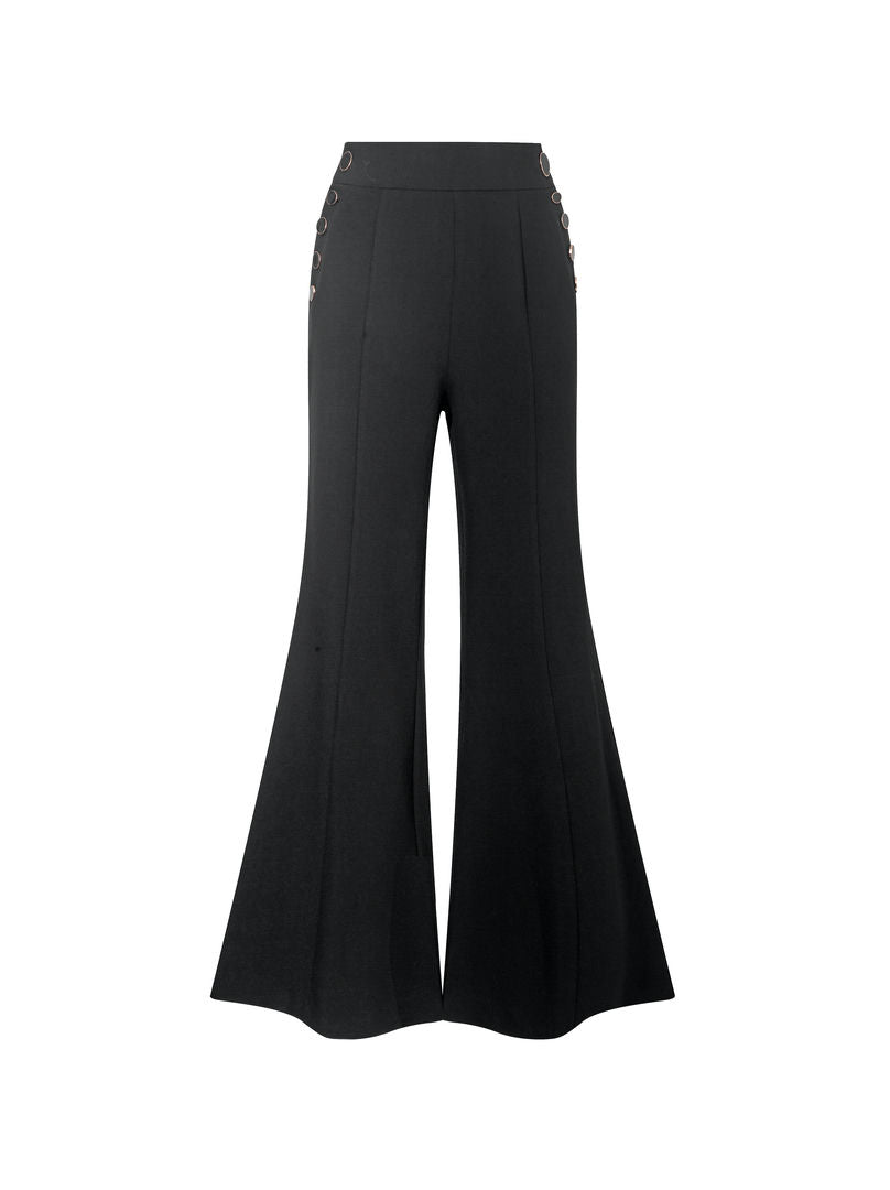 High waist flared pants