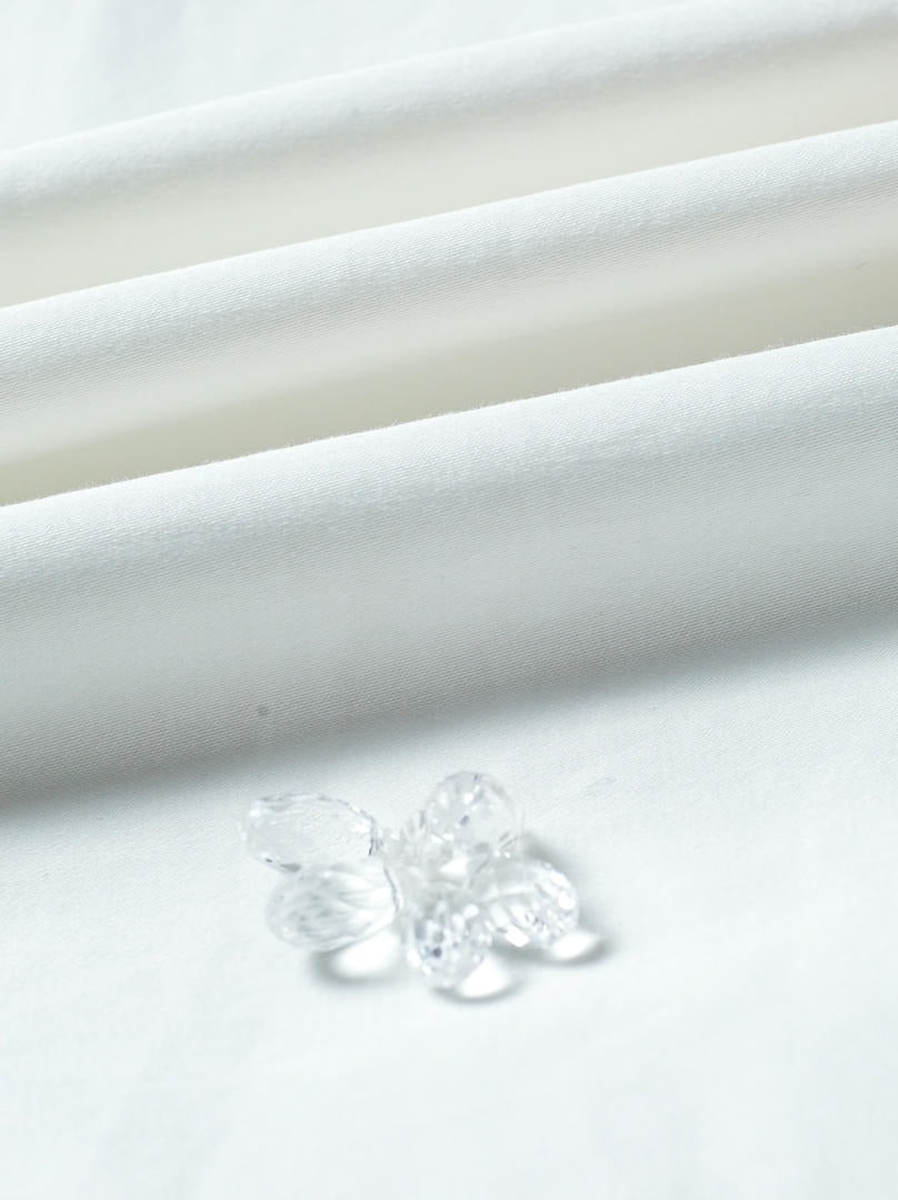 Beads embellishment A-line skirt