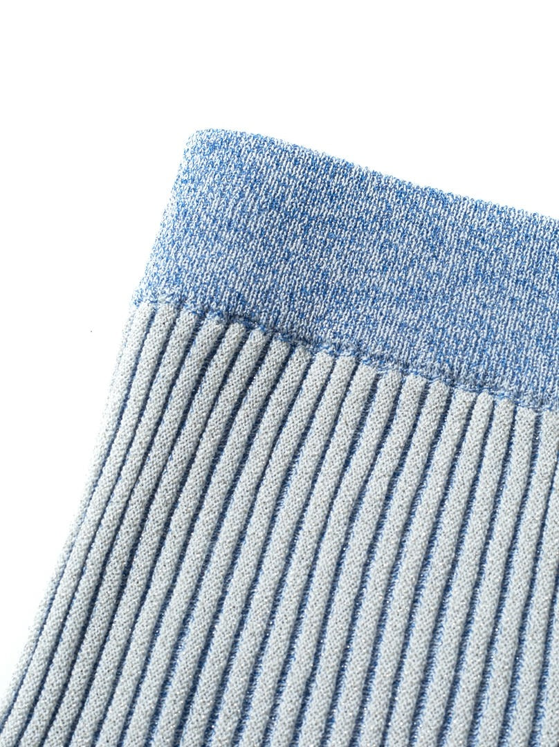 A-line pleated skirt