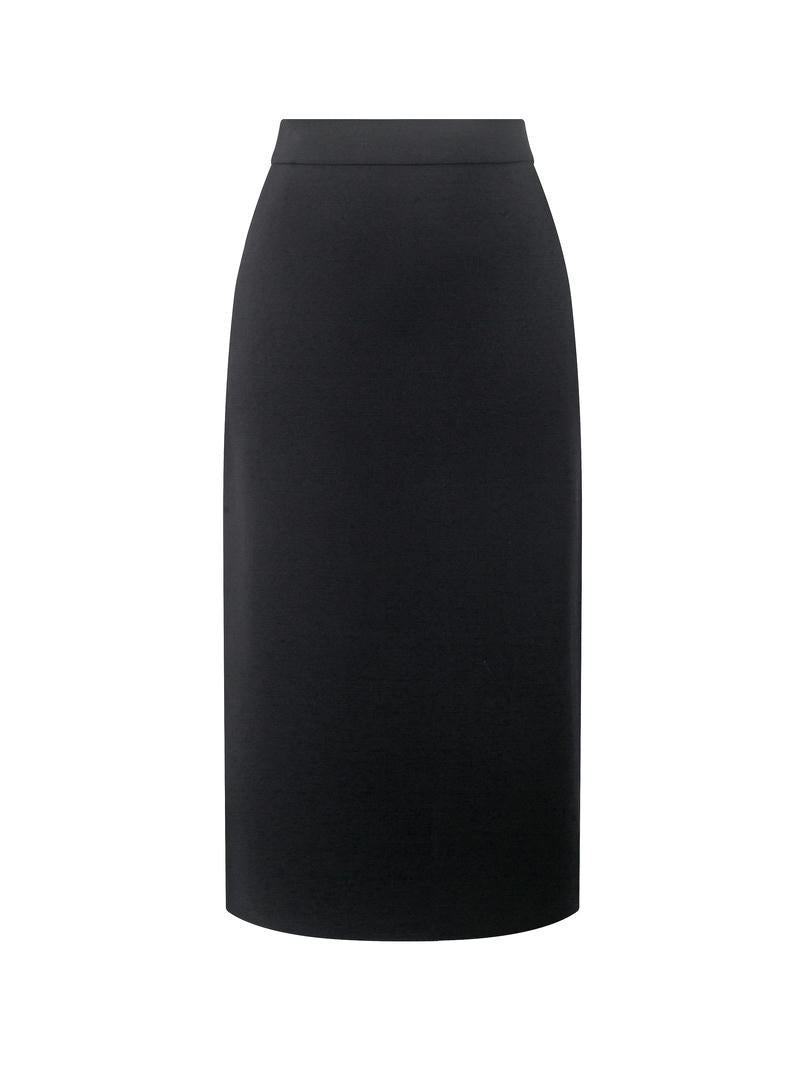 Knitted pencil skirt