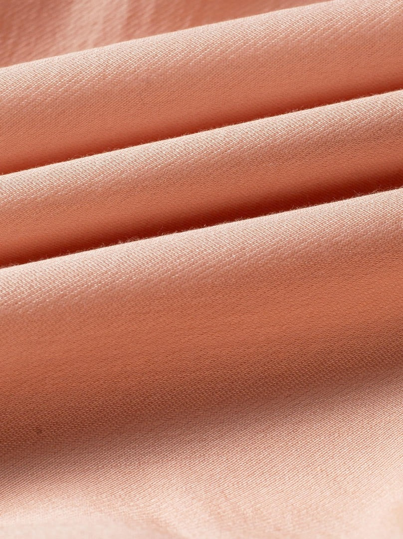 Peach Wrap Dress