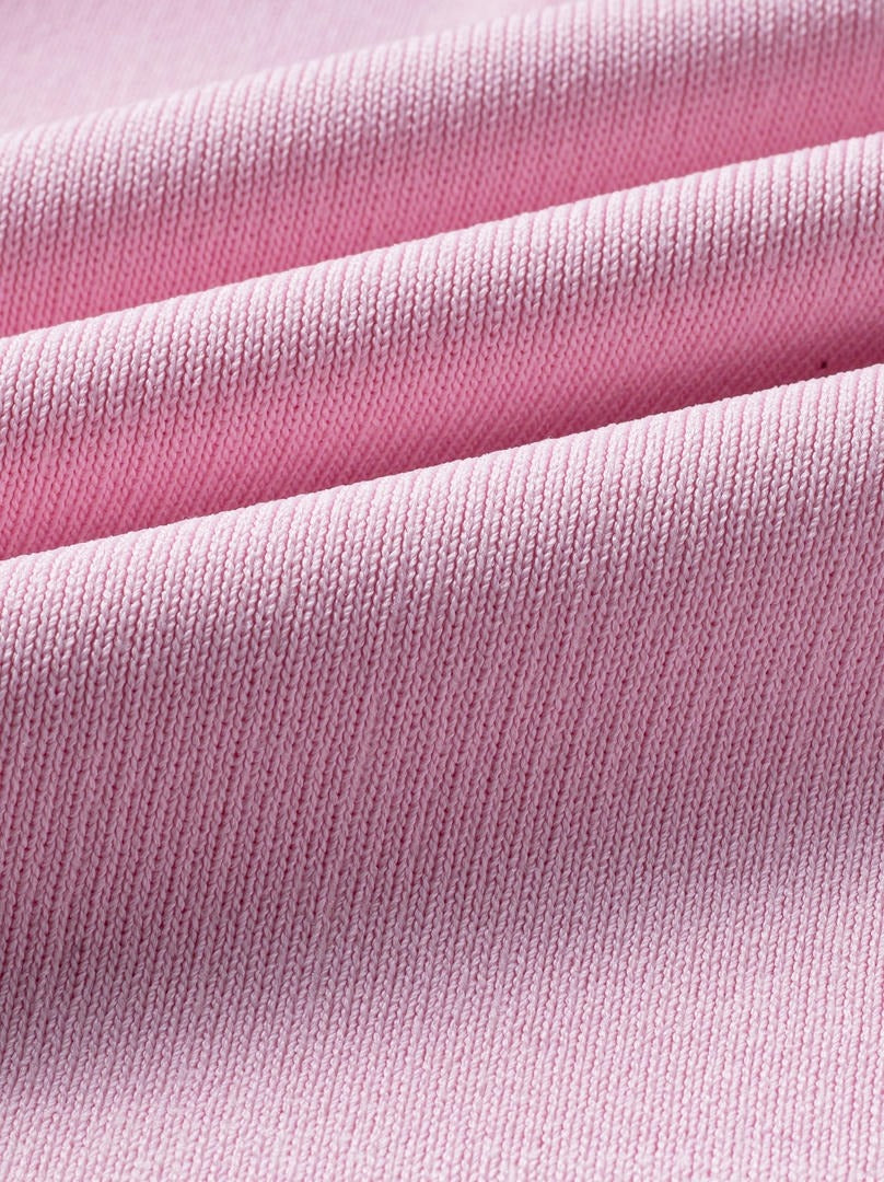 Pink Bow Detail Knitted Dress