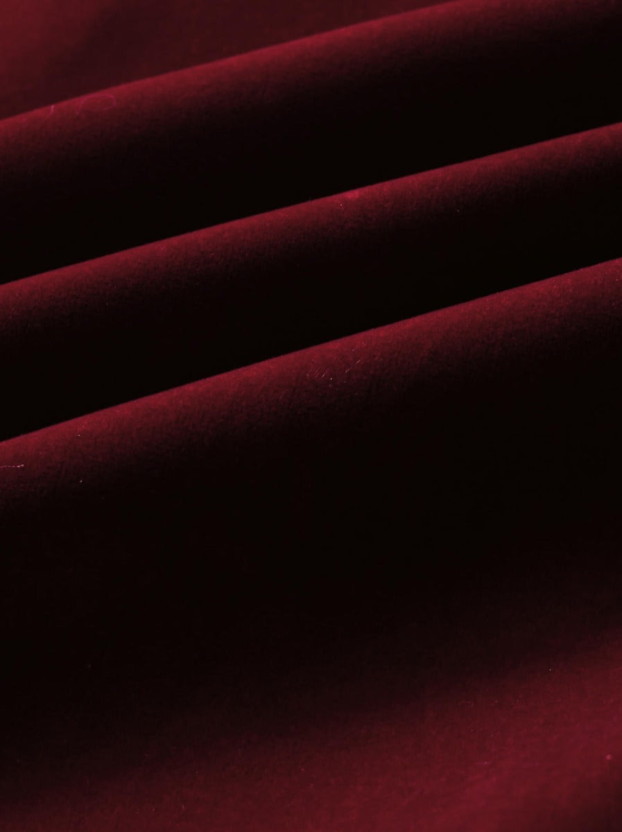 velvet A-line skirt