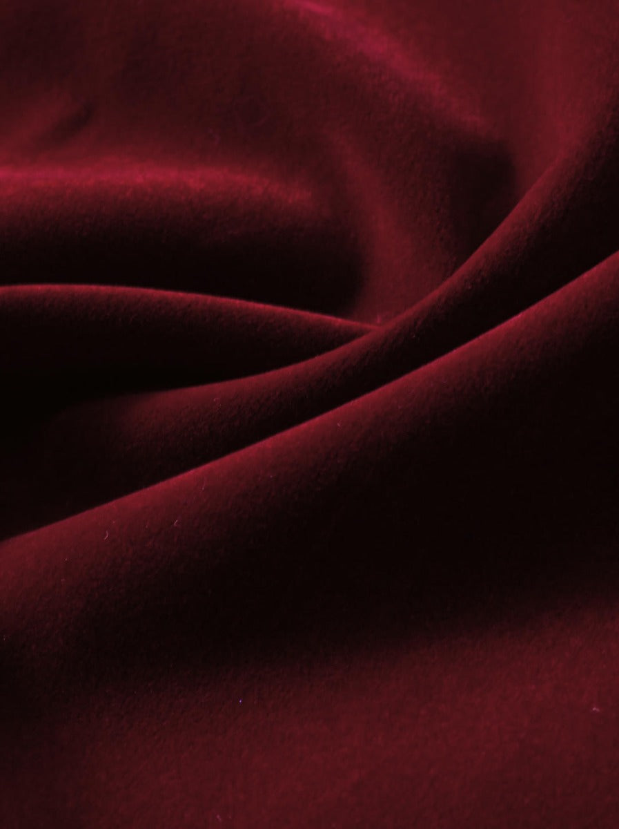 velvet A-line skirt