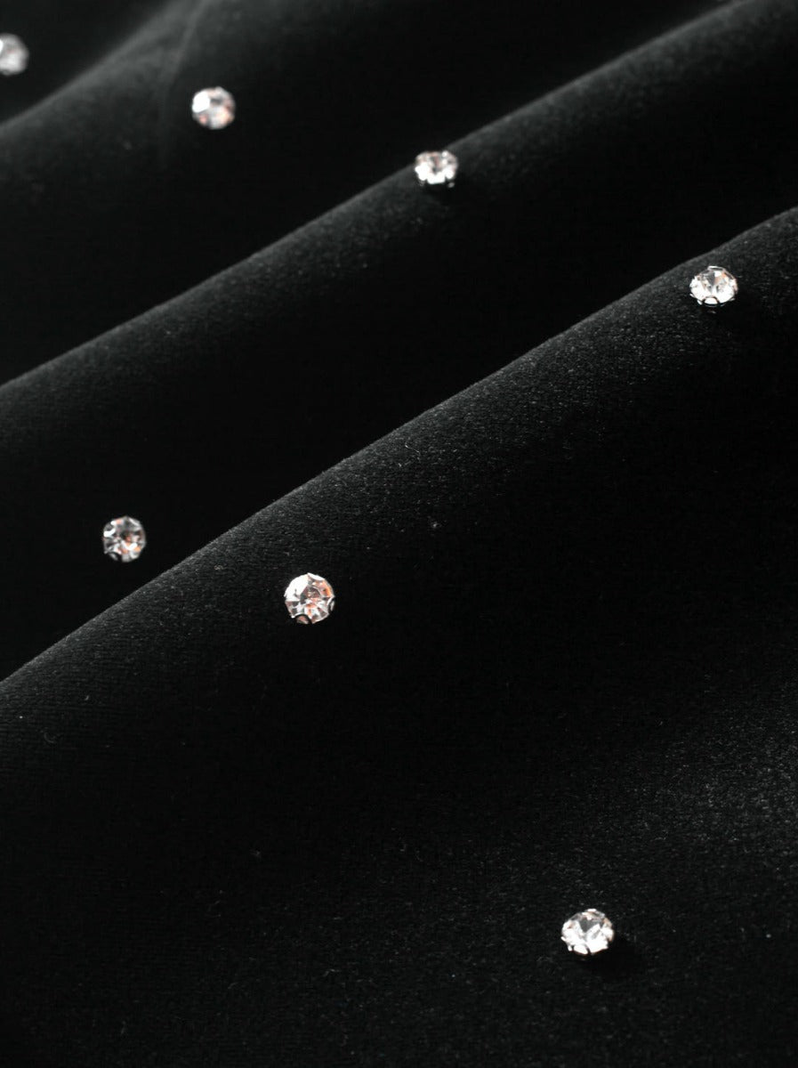 Collar embellishments dress