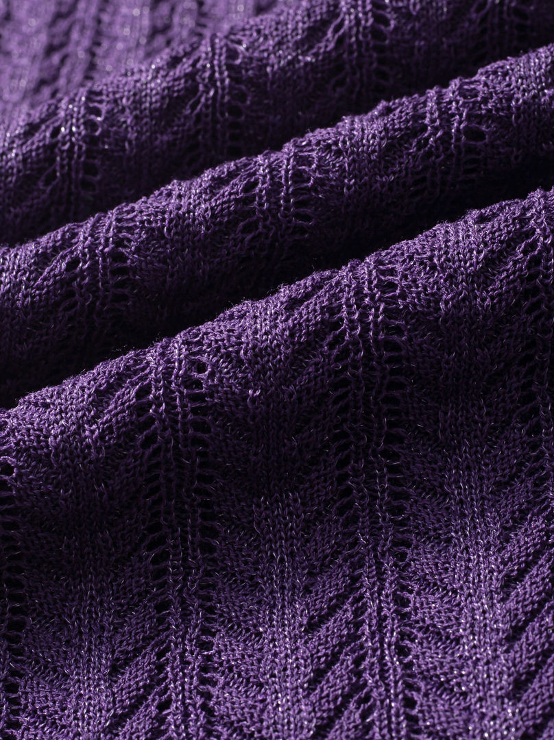 Pleated knit dress