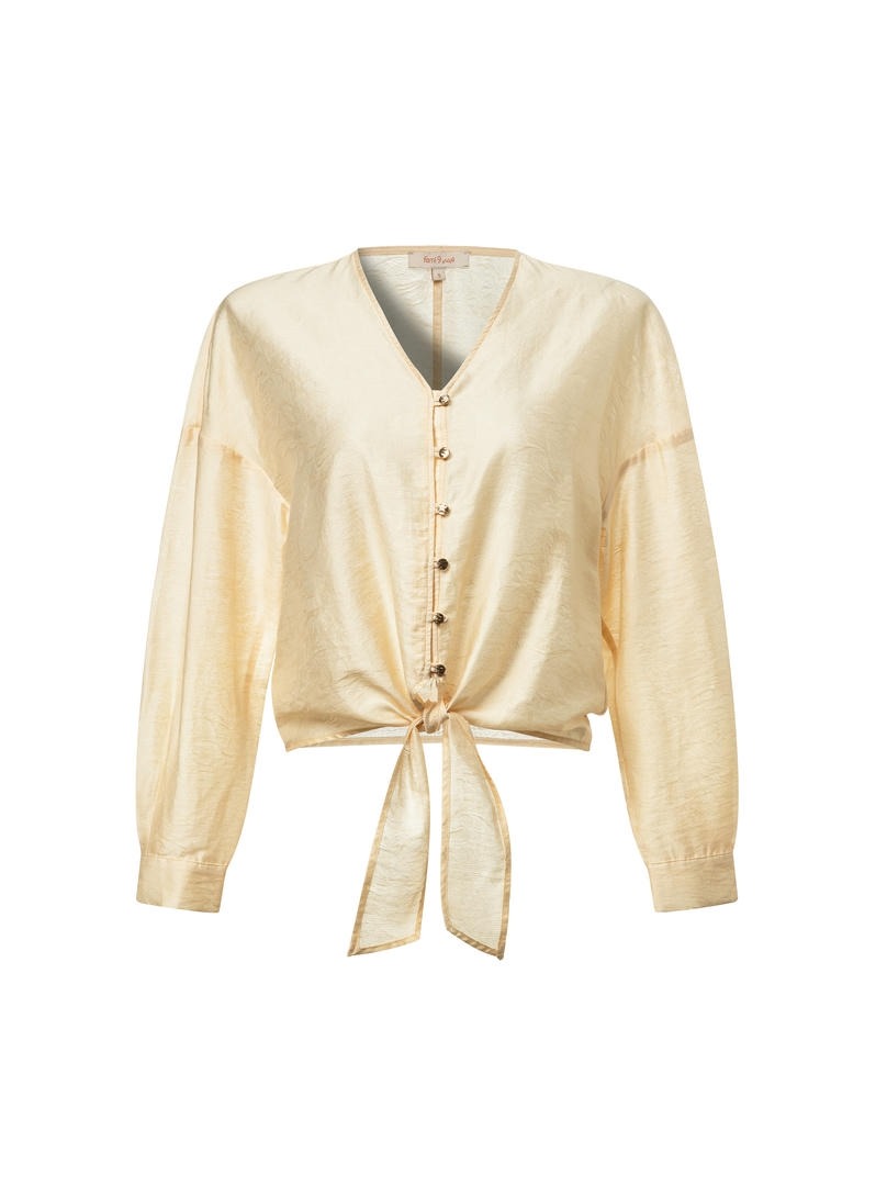 Shirt with knot details