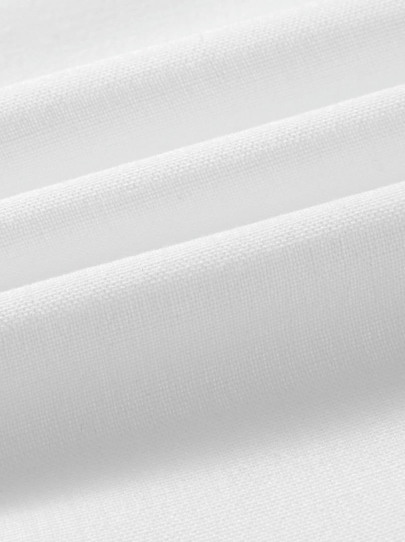 White Cotton Linen Shirt