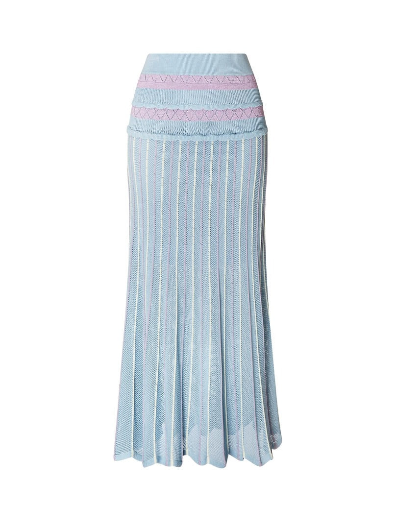 Stripe Knit Skirt