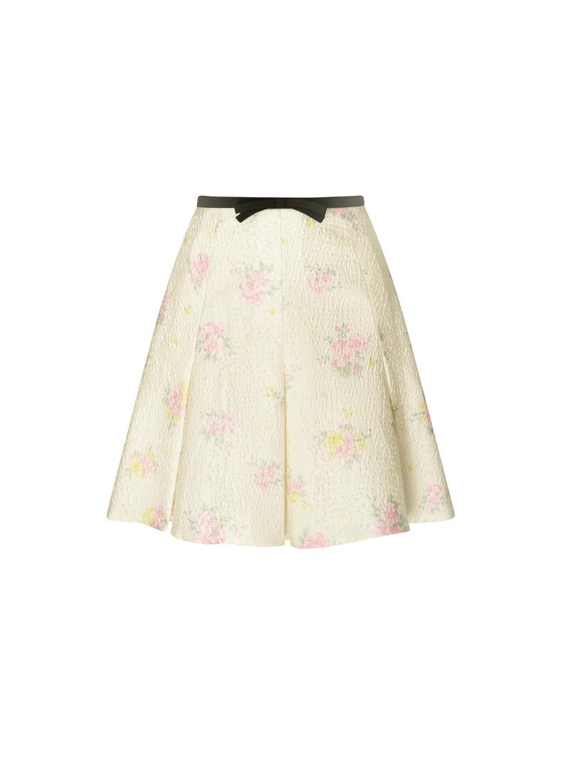 Printed Jacquard Skirt