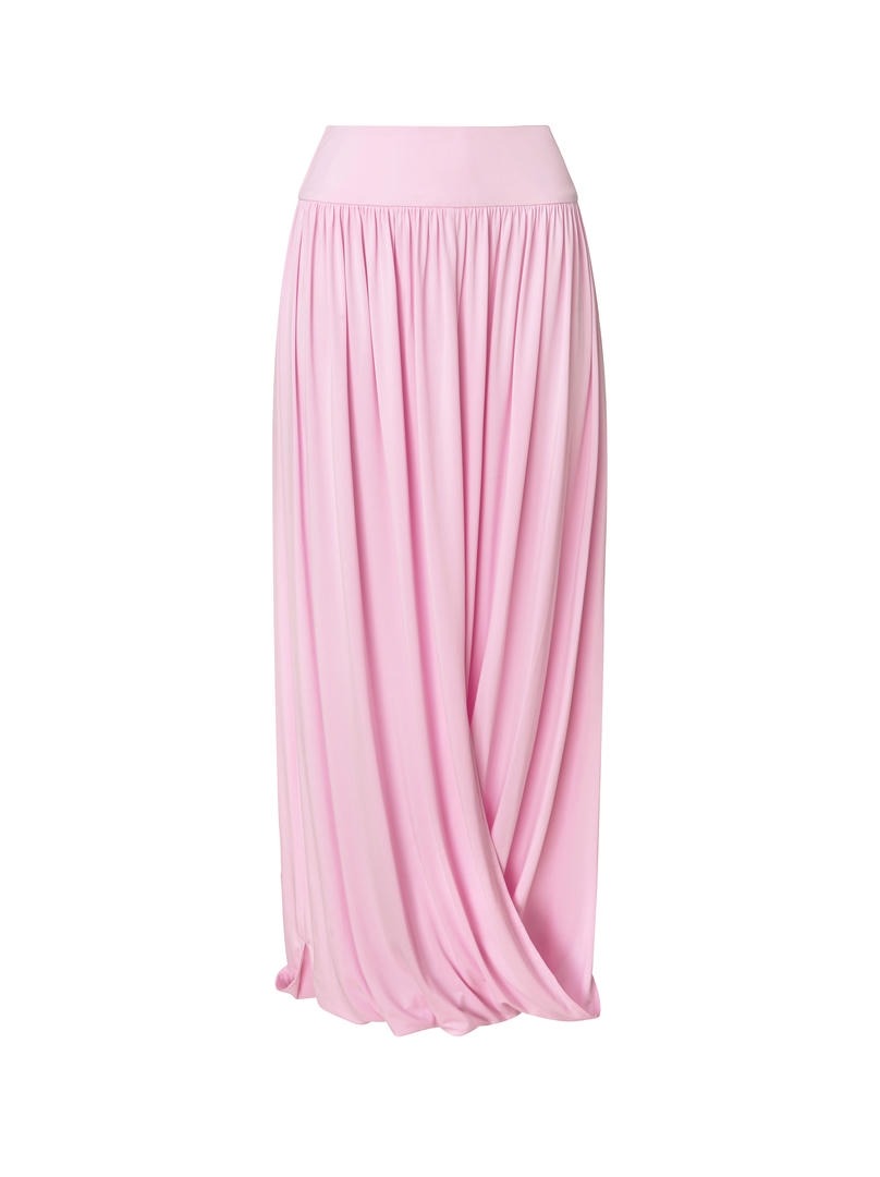 Pink Viscose Skirt