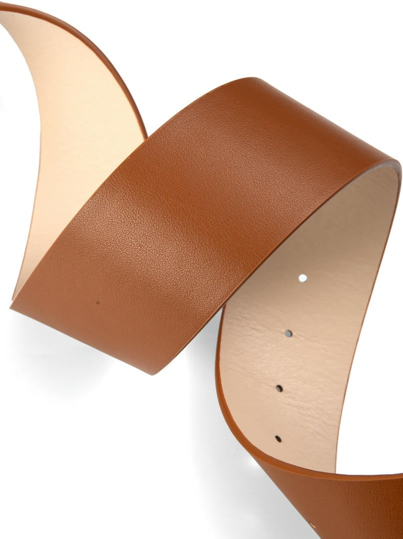 PU belt with buckle